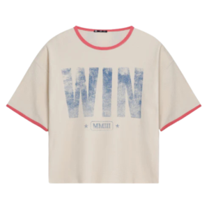 WIN Graphic Contrast Trim T-Shirt