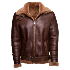 Vintage Brown Aviator Jacket
