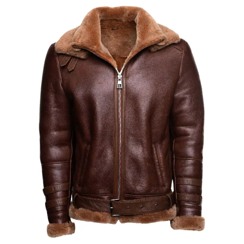 Vintage Brown Aviator Jacket
